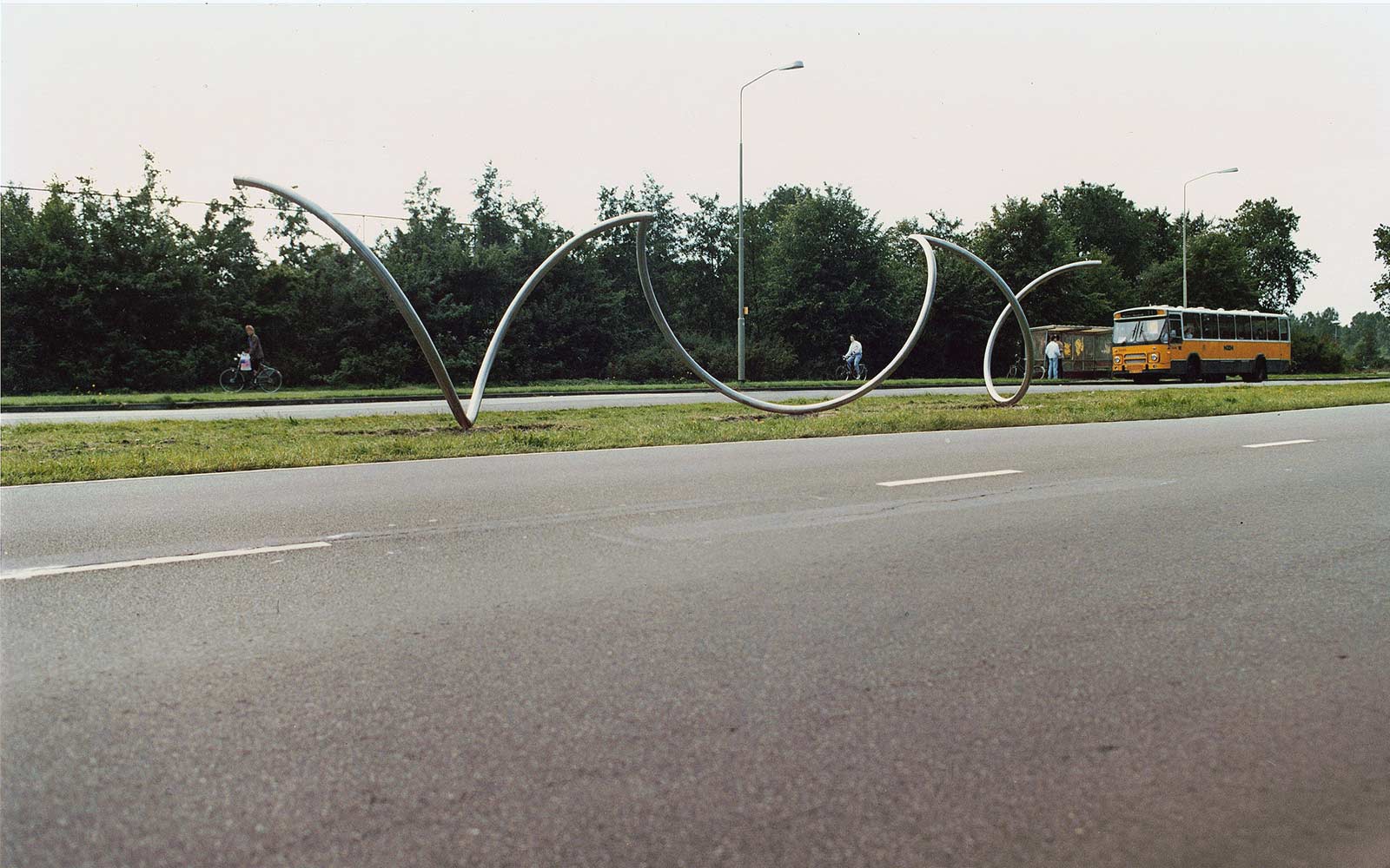 Haarlem Holland - sculptures (site specific and public sculpture) in cities in Europe and America by Lucien den Arend - his site specific sculptures ordered by the city of Haarlem