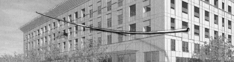 One of the site specific sculptures for Denver, Colorado.